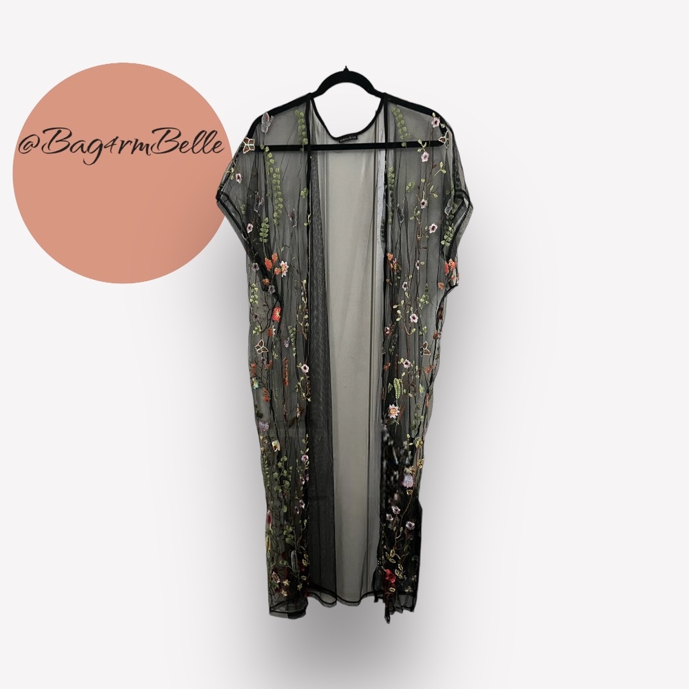 Sheer floral cover up - Picture 1 of 5